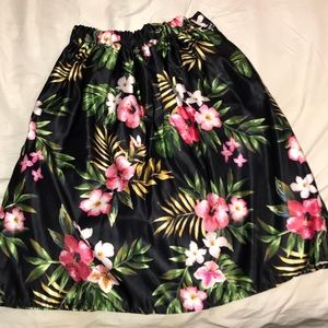 Midi Floral Skirt